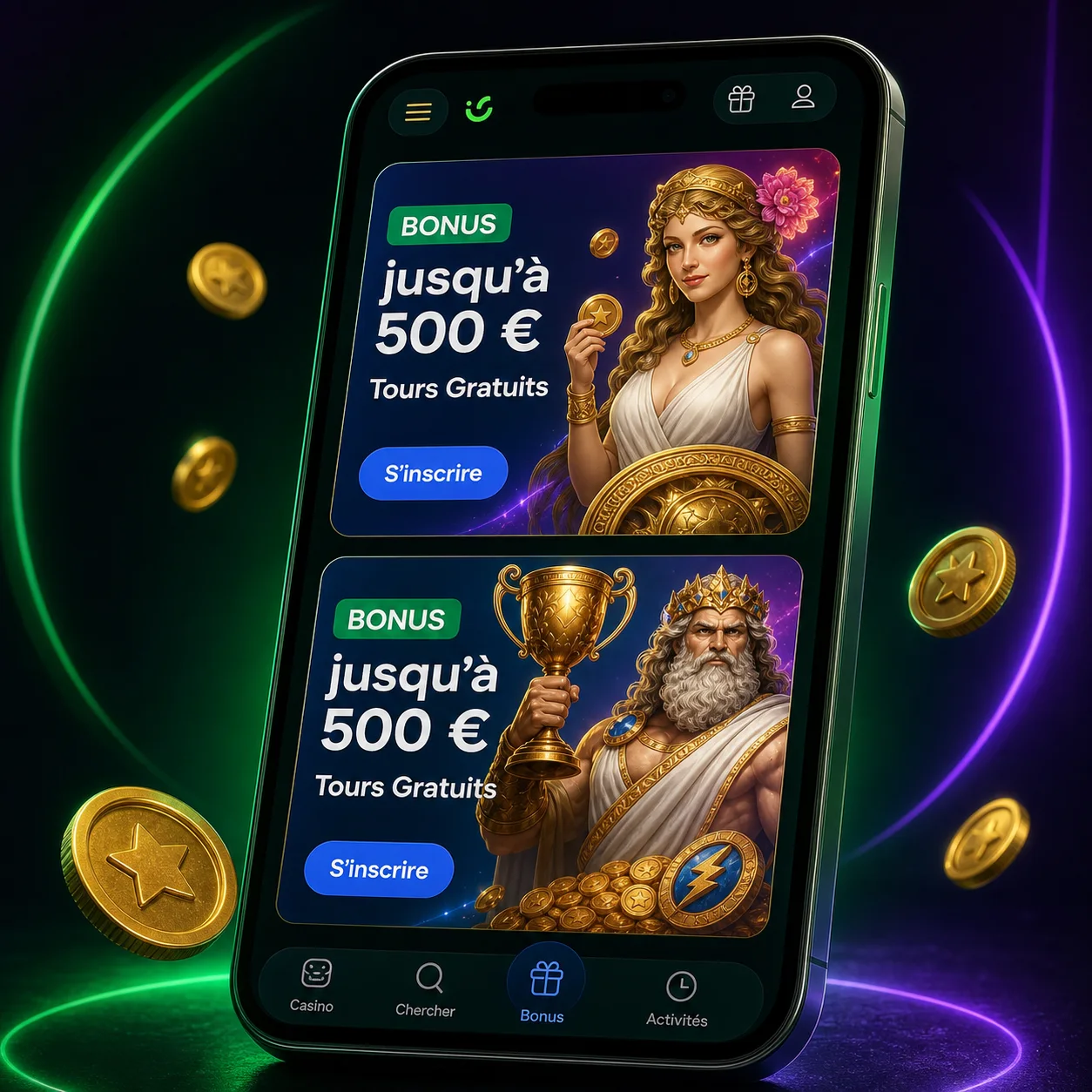 Promotions Savaspin avec bonus et tours gratuits sur mobile